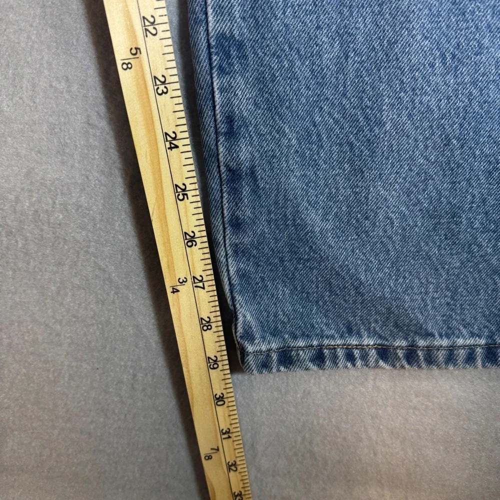 Wrangler Authentic Men's Straight Leg Jeans Medium Wash 38x30‎ 96501DS Denim